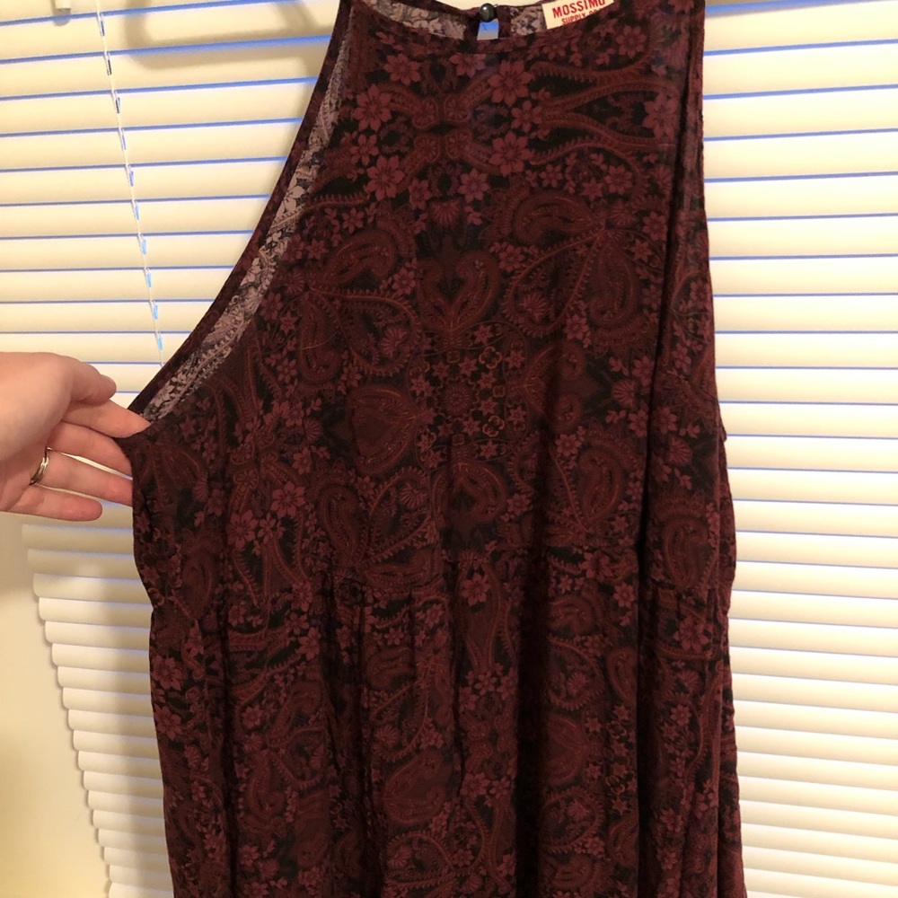 Floral halter dress